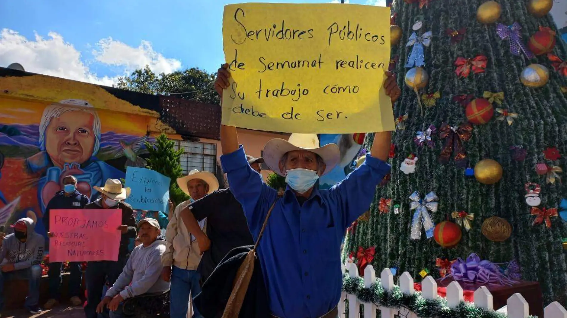 Protesta de vecinos en La Misión